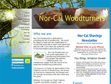 Tablet Screenshot of norcalwoodturners.org